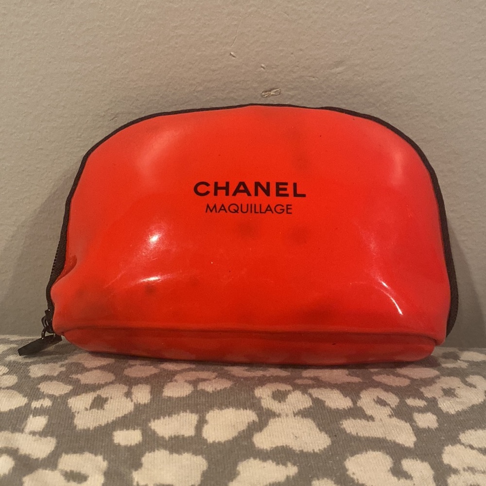 Authentic Red Chanel Change purse